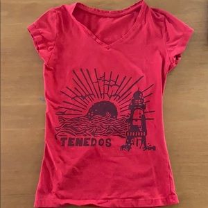 Girl’s red Tenedos (Turkey) t-thirt